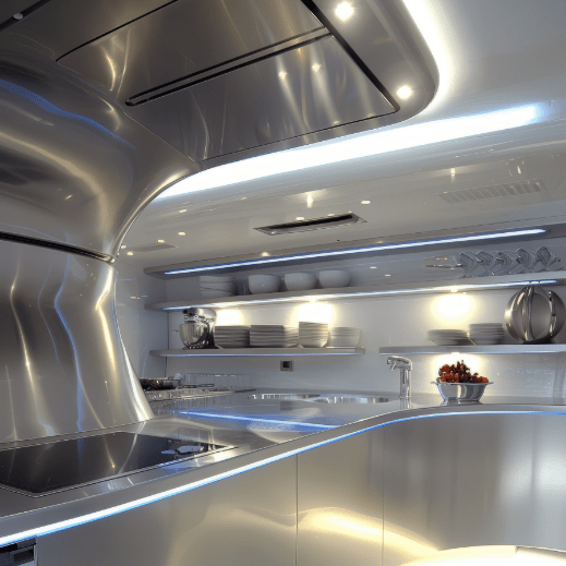 Stainless steel fabrication with PVD