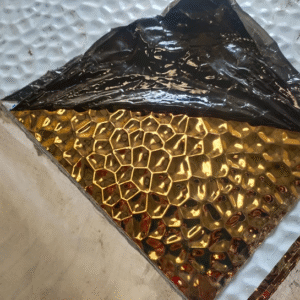 hammered metal sheet