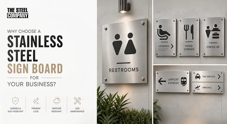 Why Choose a Stainless Steel Sign Board for Your Business?